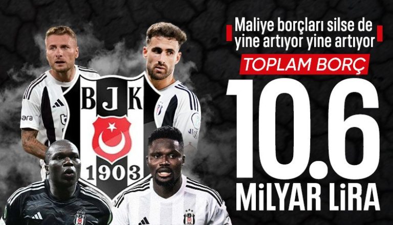 Beşiktaş’ın borcu açıklandı